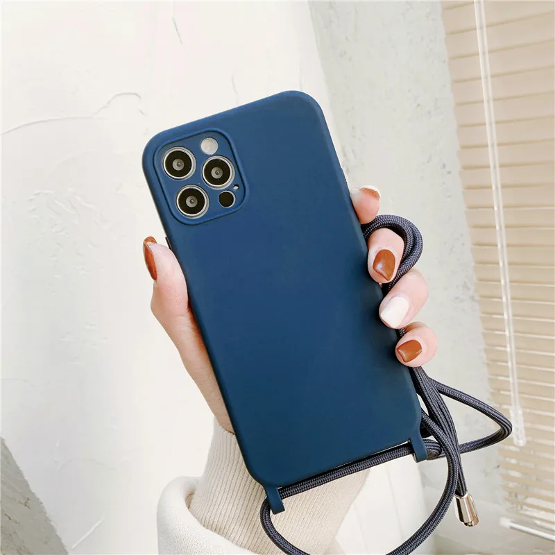 Funda de lujo para teléfono Crossbody con patrón de cocodrilo para iPhone  12 PRO Max 11 X Xs paquete de Tarjeta Max cordón para el cuello Cubierta de  correa de cadena 