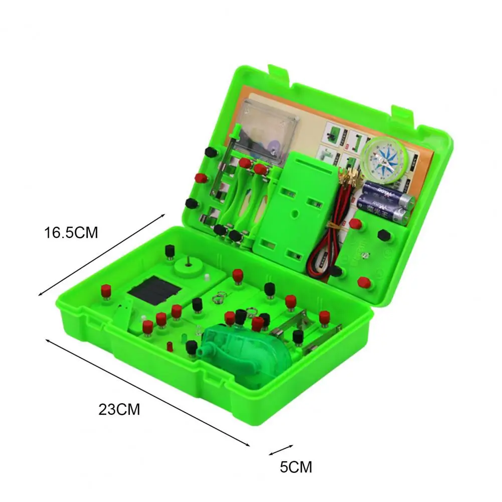 Kid Educational Toy Circuit Experiment Kit Basic Connect Wires ABS Student Electricity Learning Physics Science Tool