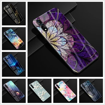 

For vivo V17 Neo Case NEW Fashion Silicon Bumper Coque Hard Glass Back Cover For Vivo V17 Neo 2019 V 17 Neo V17Neo Phone Cases