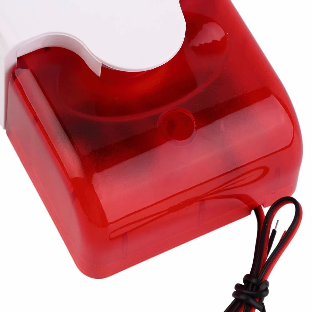 Wired Strobe Siren Durable 12V Sound Alarm Flashing Light Strobe Siren For 99 Zones PSTN/GSM Wireless home security Alarm