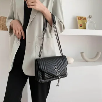 

Bag female 2020 summer new diamond chain female bag Korean version of the small square bag shoulder messenger bag