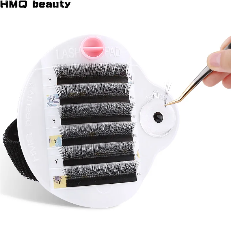 

Eyelash Pad Glue Tray Ring Adhesive Pallet Stand Eyelash Extension Lashes Accessories Makeup Tool Exclusive Customization