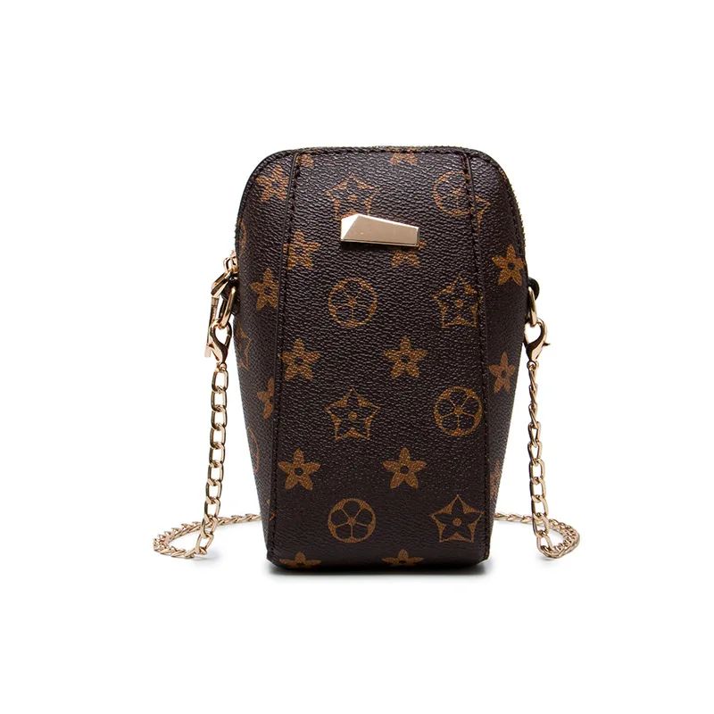 

2018 New Style Europe And America Casual Creative Crocodile Pattern WOMEN'S Bag Mini Mobile Phone Bag Shoulder Shell Bag