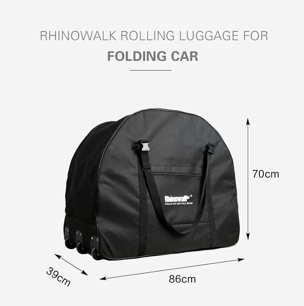 Rhinowalk Складная велосипедная сумка Оксфорд износостойкие Чехлы для багажа для 20-22 дюймов складной велосипед электромобилей