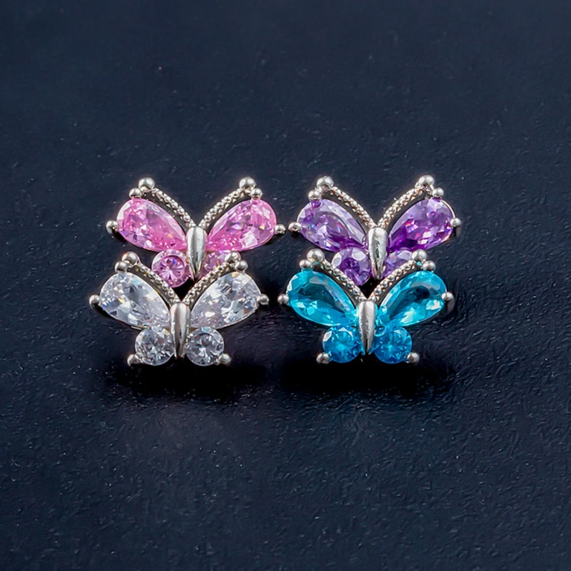 1PC Zircon surface piercing dermal anchor 16G Surgical steel skin piercing micro dermal jewelry in body Implants Sexy Accessory