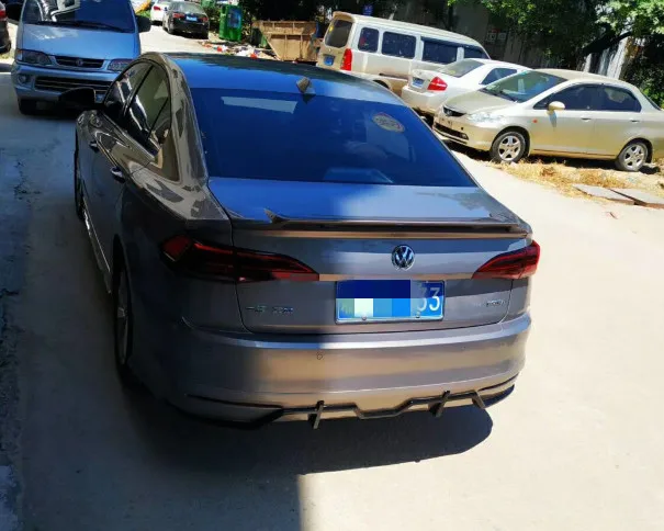 Для Volkswagen bora Задний спойлер крыло спойлер ABS Материал клей установка праймер и краска для выпечки цвет