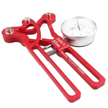 

Hot Bicycle Spoke Tensiometer Wheel Steel Ring Correction Meter Adjustment Tool Red