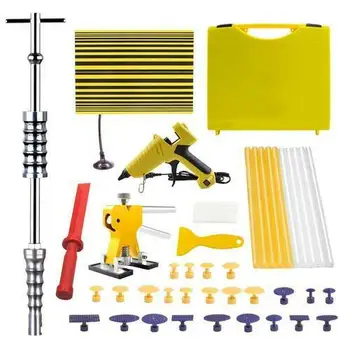 Best Paintless Dent Puller Lifter Slide Hammer Removal Hail Tool Repair Glue Gun Kits Car Repair Tool
