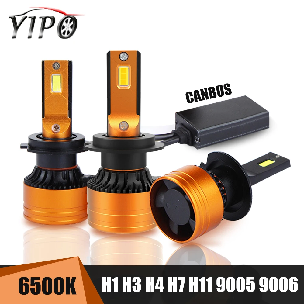 2 шт. healight h7 светодиодные лампы h4 h11 h1 h3 9005 9006 hb3 hb4 h11 светодиод csp высокой мощности Авто Стайлинг лампада фары CANBUS 6500k 2 шт