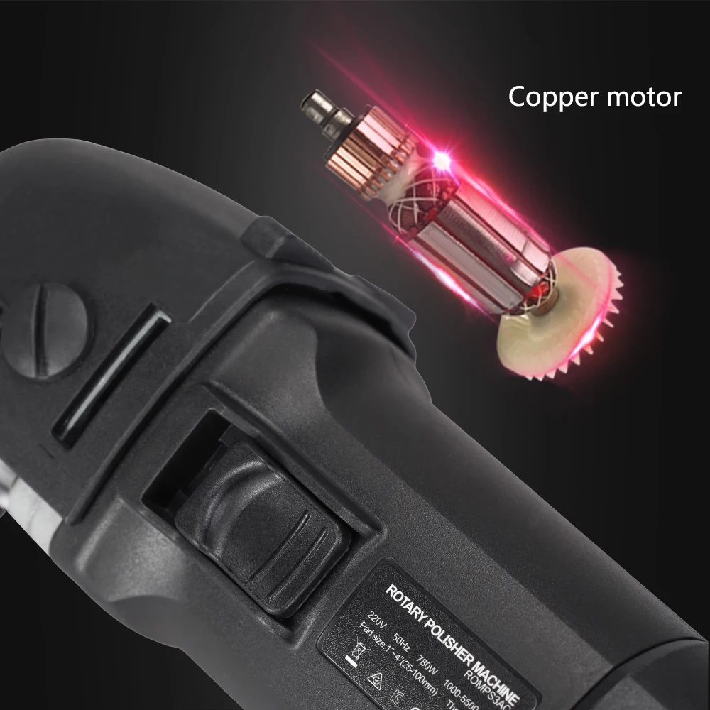 Spta 780ワット電気3インチミニ研磨機ロータリーポリッシャー