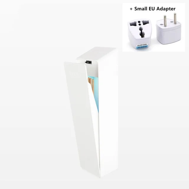 Add EU plug Xiaomi Liushu Smart UV Light стерилизационная емкость для вилка ложка палочки для еды держатель стерилизатор для кухни коробка для хранения для семейного здоровья - Цвет: Add EU plug