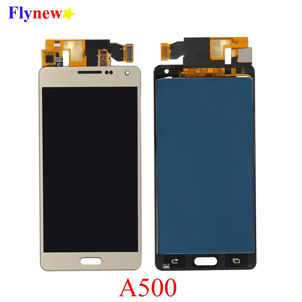 ЖК дисплей Ekran для Samsung Galaxy A5 A500FU A500 A500F сенсорный экран панель дигитайзер в сборе