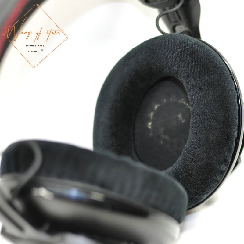 Skup Oddychające miękkie aksamitna welur Wkładki do uszu poduszki dla HyperX chmura rewolwer S słuchawki nauszniki rewolwery zestaw słuchawkowy do gier