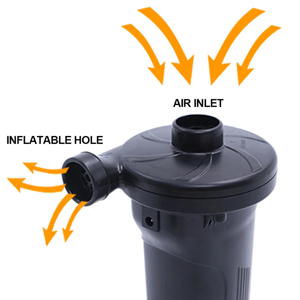 Надувание и сдувание простота в эксплуатации с 3 насадками перезаряжаемый автомобильный и домашний воздушный насос электрический воздушный компрессор аксессуары