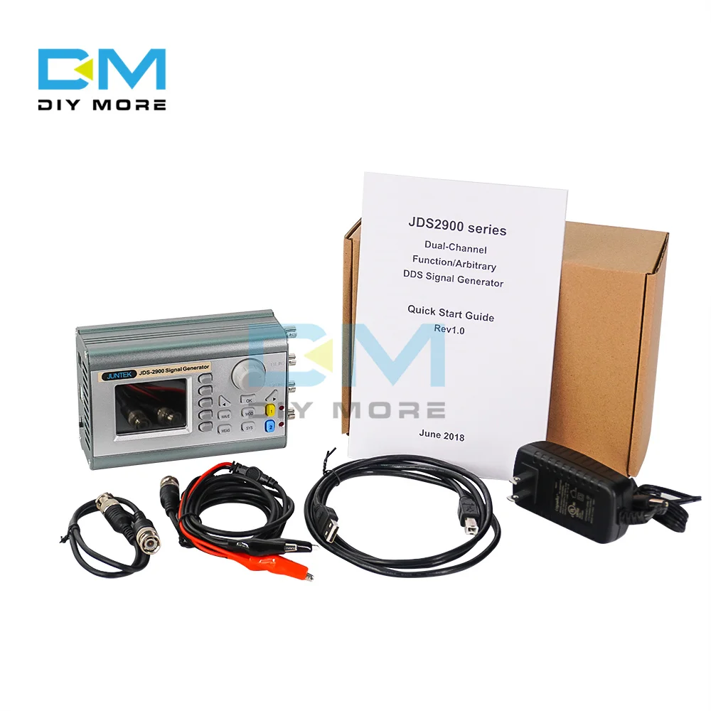

Function Arbitrary Waveform Generator Signal Source Dual Channel Frequency Meter JDS2900-50M 50MHz DDS Signal Generator