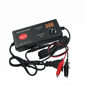 

AC-DC Adjustable Power Adapter Supply 100-240V to 3-24V 60W 2.5A US Plug+Test clip