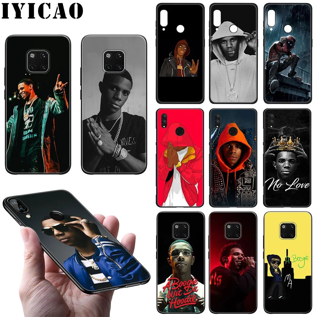 Мягкий чехол с капюшоном A Boogie wit da для Huawei Y9 Prime Mate 10 20 30 Lite Pro Nova 5i 4 3i 3 2i 2 | Мобильные