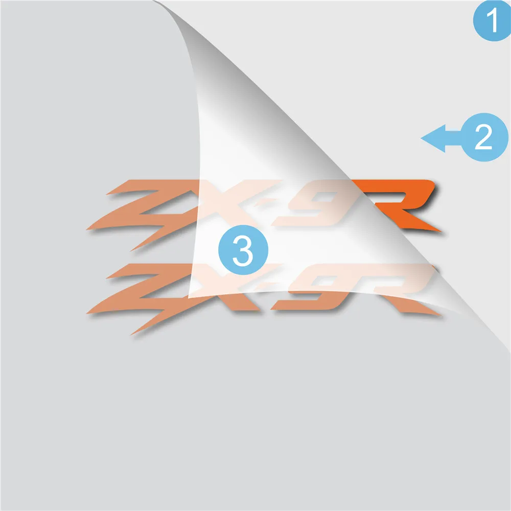 Наклейки для мотоцикла, водостойкие, с логотипом для KAWASAKI ZX