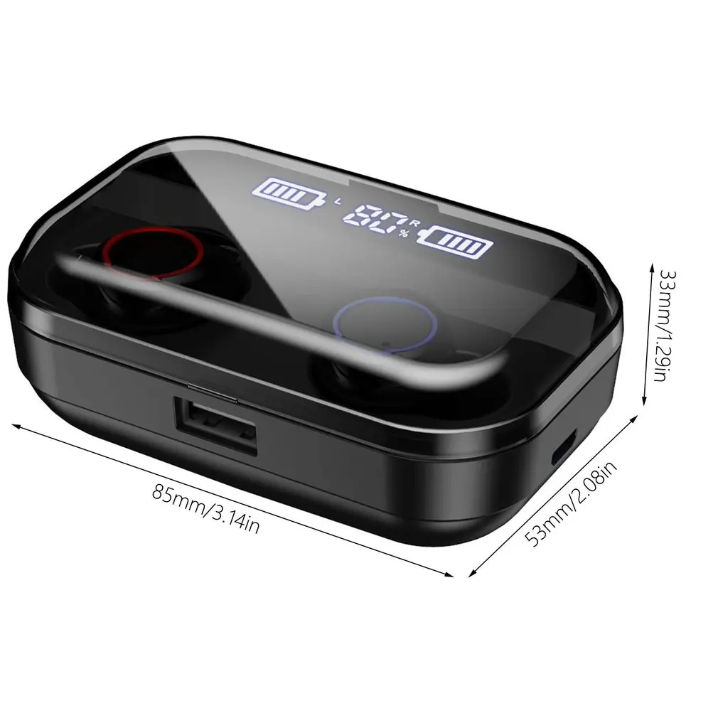 X11 Tws bluetooth наушники X6/X6Pro цифровой дисплей сенсорный водонепроницаемый 2600 мАч большой батарейный отсек беспроводные наушники