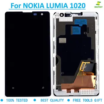 

Super Amoled For Nokia1020 lcd Display frame Touch Screen DigitizerAssembly Replacement parts Compatible For Nokia Lumia 1020