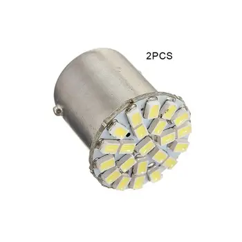 

Exquisitely Designed 2 x BA15S P21W 1156 22 LED 1206 SMD Car Auto Tail Side Indicator Lights Parking Lamp Bulb