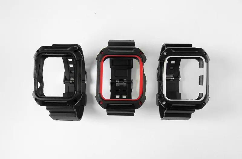 Fohuas ТПУ резиновый ремешок для часов с прочный Защитный чехол для Apple Watch серии 1 серии 2 наручных часов iwatch 38/42 мм ремешок браслет Рамка