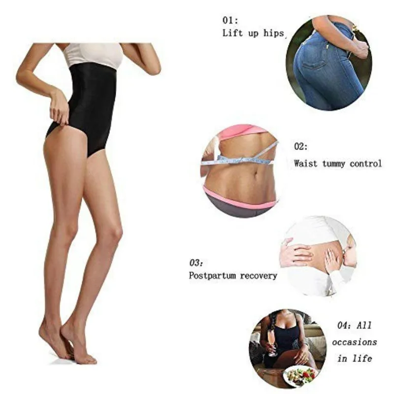 low back shapewear Women Shapewear Seamless High Waist Body Shaper Tummy Slimming Sheath Control Panties Corrective Underwear Butt Lifter Panties tummy control underwear