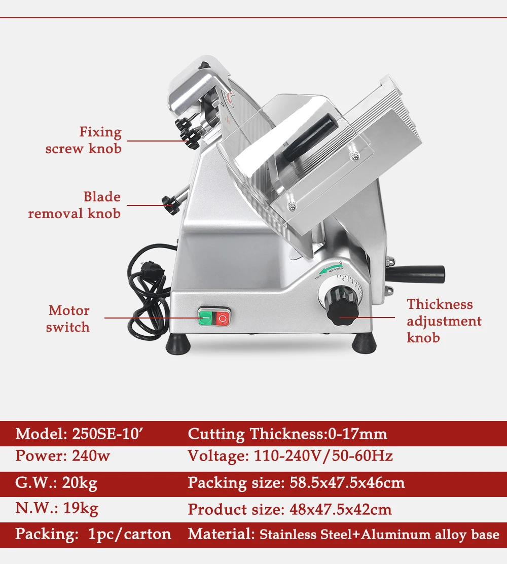 250SE-10“威尔顿10”半自动切肉片机详情图_03