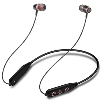 

ABHU-Wireless Bluetooth Headset Sports Stereo Hanging Neck Music Handsfree Call Music Headset