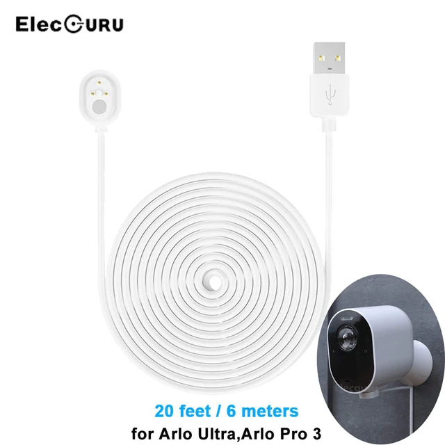 Alle pause Alabama Arlo Pro 3 Magnetic Power Cable Outdoor | Arlo Charging Cable Outdoor | Arlo  Charger - Chargers - Aliexpress
