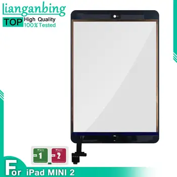 

NEW For iPad Mini 2 A1489 A1490 A1491 Touch Screen Digitizer + IC Chip Connector Flex With/No Button Free Shipping