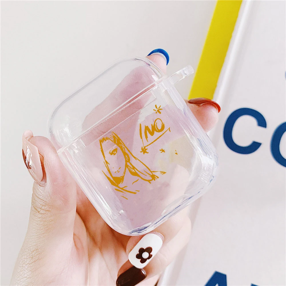

Naruto Cartoon Transparent Silicone Headphone Case for Apple Airpods Charging Box for AirPods Protective Cover Skin Accessory