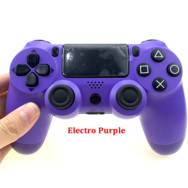 Electro Purple Беспроводной Bluetooth игровой контроллер для PS4 двойной шок вибрации джойстик геймпады для PS3 консоли для playstation 4 Замена - Цвет: Electro Purple