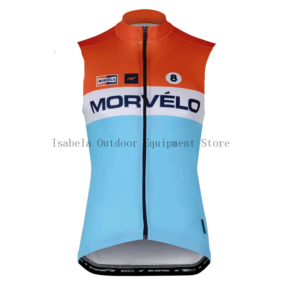 100% Polyester Sleeveless Cycling Vest Racing Bicycle Clothing Anti-UV Cycling Jersey Summer MTB Bike Clothes