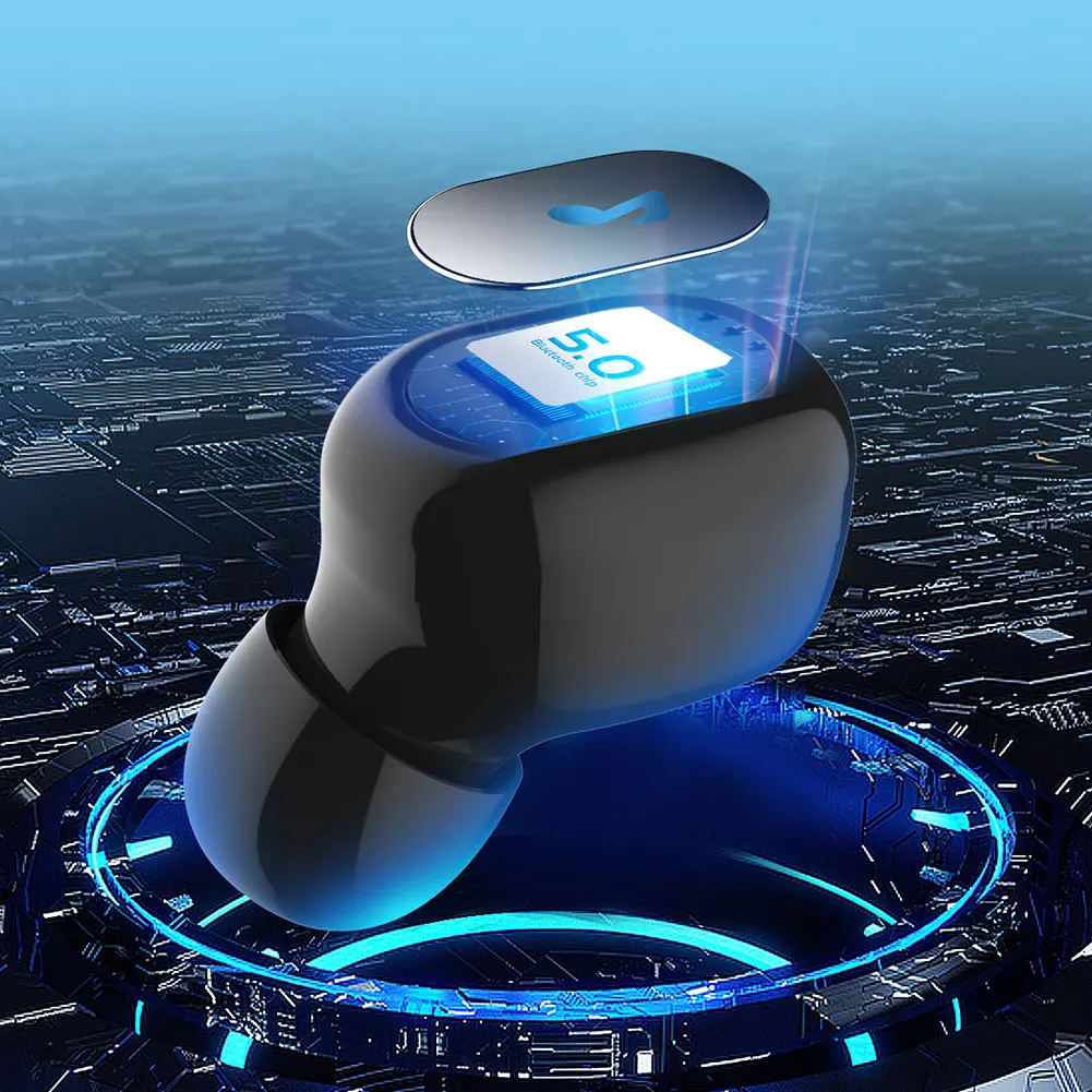 X21S низкий уровень шума Bluetooth наушники тренажерный зал Спортивные Беспроводные Мини TWS V 5,0 двойная раздвижная застежка HiFi стерео с зарядной коробкой
