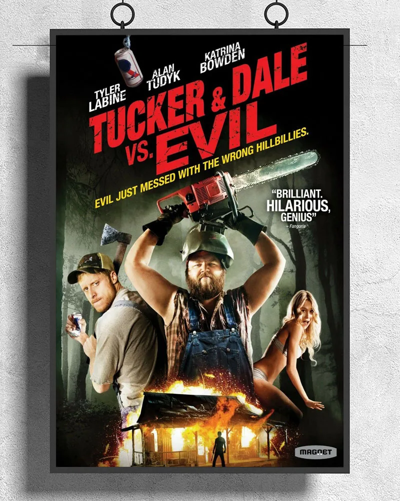 L143 TUCKER AND DALE VS EVIL Movie Horror Comedy Zombies Dead