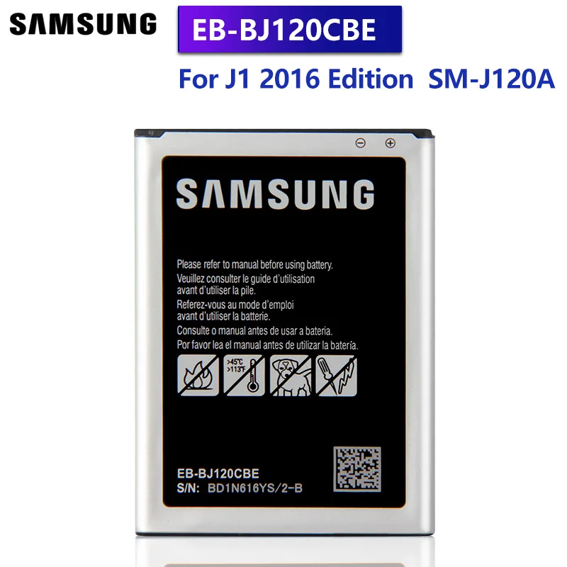Оригинальная запасная аккумуляторная батарея Samsung для Galaxy Express 3 J120 J120F J1 2016
