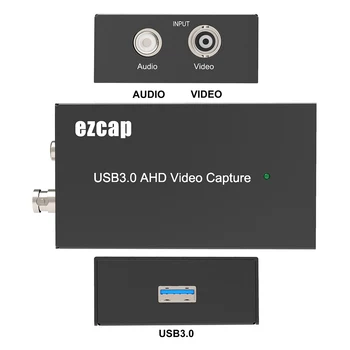 

1080P 60fps Computer AHD Video Card Audio Full HD UVC High Speed Converter Recording Box Live Streaming Grabber USB3.0