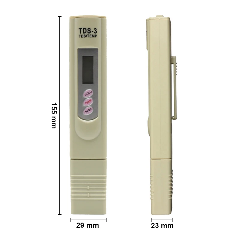 Pen TDS Water Meter Digital Water Tester Water Quality Measuring Equipment TDS Water Purity Tester Tool