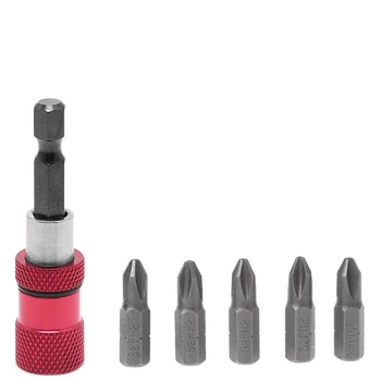 

60mm Hex Shank Magnetic Holder+5pcs 25mm PH2 Bit Drill Screwdriver Drywall Screw High Quality Hot Selling