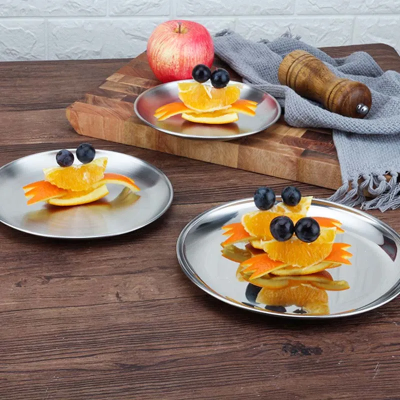 Stainless steel gold silver plate (1)