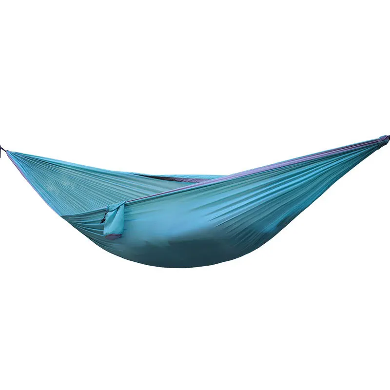 

Outdoor Swing Hammock Ultra-Light Portable Nylon Plaid Anti-Falling Camping Double Hammock Customizable