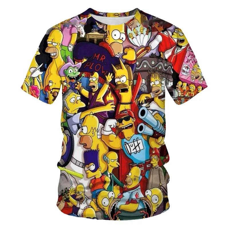 

The Simpsons Homer 3d Print T Shirt Bart Simpson House Clothing Homer Simpsons Sweatshirt Costume Men/women Simpson Family Shirt