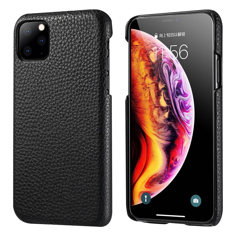 First layer cowhide Business Genuine Leather case cover For Iphone 11 Pro Max XS MAX XR X 7 8 Plus Matte Phone Case |