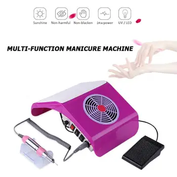 

54W Nail Lamp Drill Machine Elaborate Manufacture Prolonged Durable Fingernail Pedicure Remover Polisher Nail Art Tools