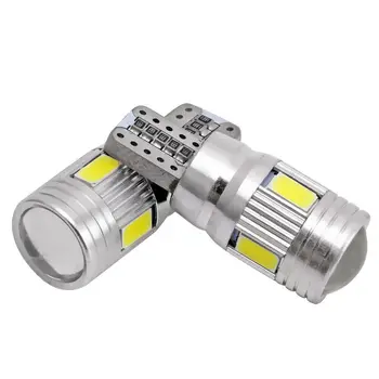 

Car LED HID White Car light Bulb Canbus Error Free Lamp W5W 5630 6-SMD