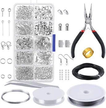 

Jewelry Making Wire Starter Threads Findings Pliers Repair Tool Craft Supply Jewelry Making Tools DIY Making Pendant Chain