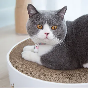 

Cat Scratching Board Nail Scraper Bowl Type with Catnip Cat Bed Cat Sofa Corrugated Paper for Kitten Cat Rest Bed Pet Suppli