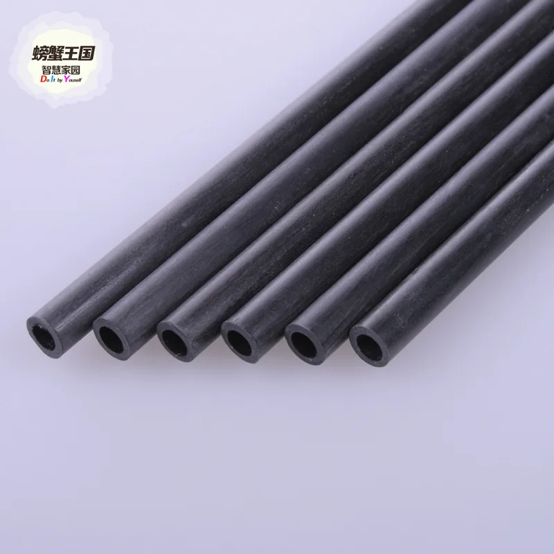 

Crab Kingdom Carbon Fiber Tube Model Airplane Material Airplane Stiffener Long 20 Cm 40cm Multi-Specification