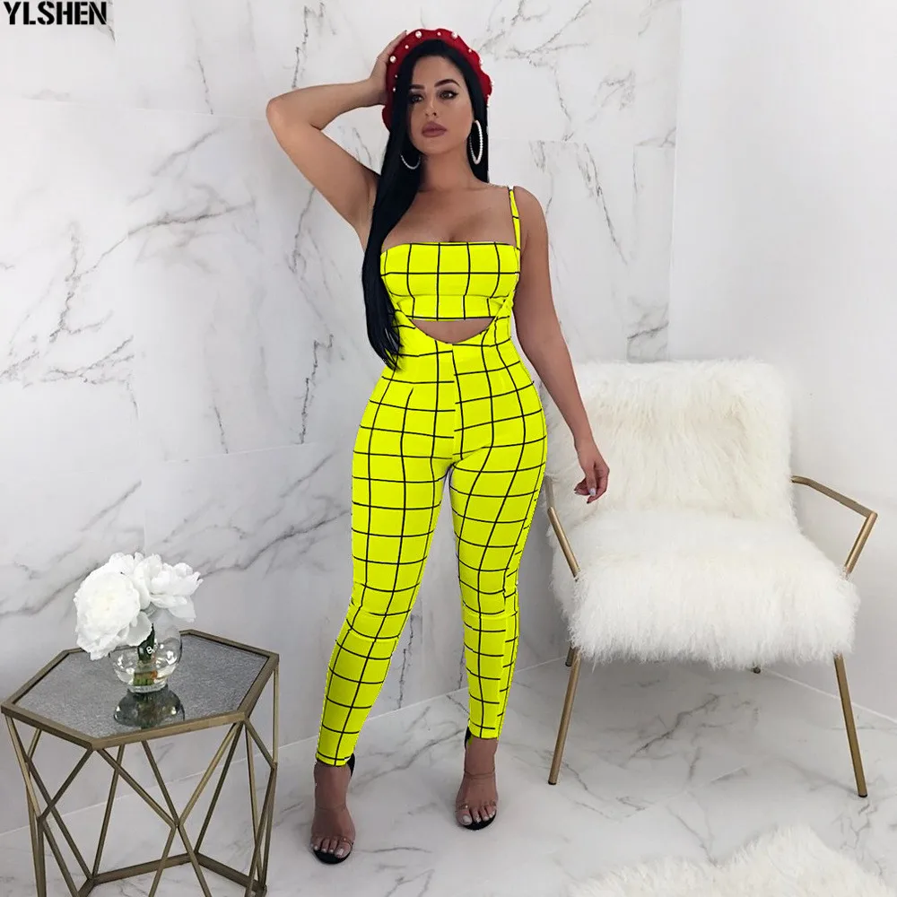 Plus Size 2 Two Piece Set Bodycon Jumpsuit for Women Sexy Matching Sets Bodysuit Tops + Pants Suit Woman Outfits Two Way to Wear 04